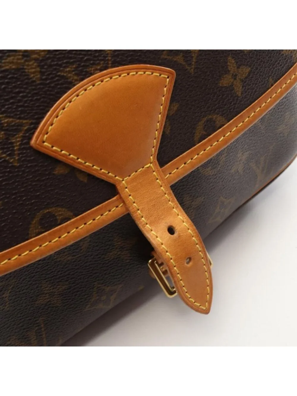Louis Vuitton Shoulder Bag Solonge Monogram Canvas Leather